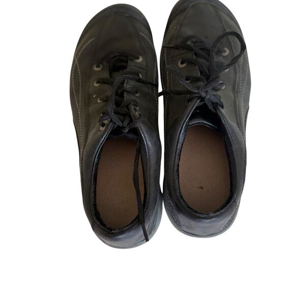 KEEN Women’s Black Leather Lace Up Casual Shoes EU 40 US 9.5 Comfort Walking - Picture 6 of 8